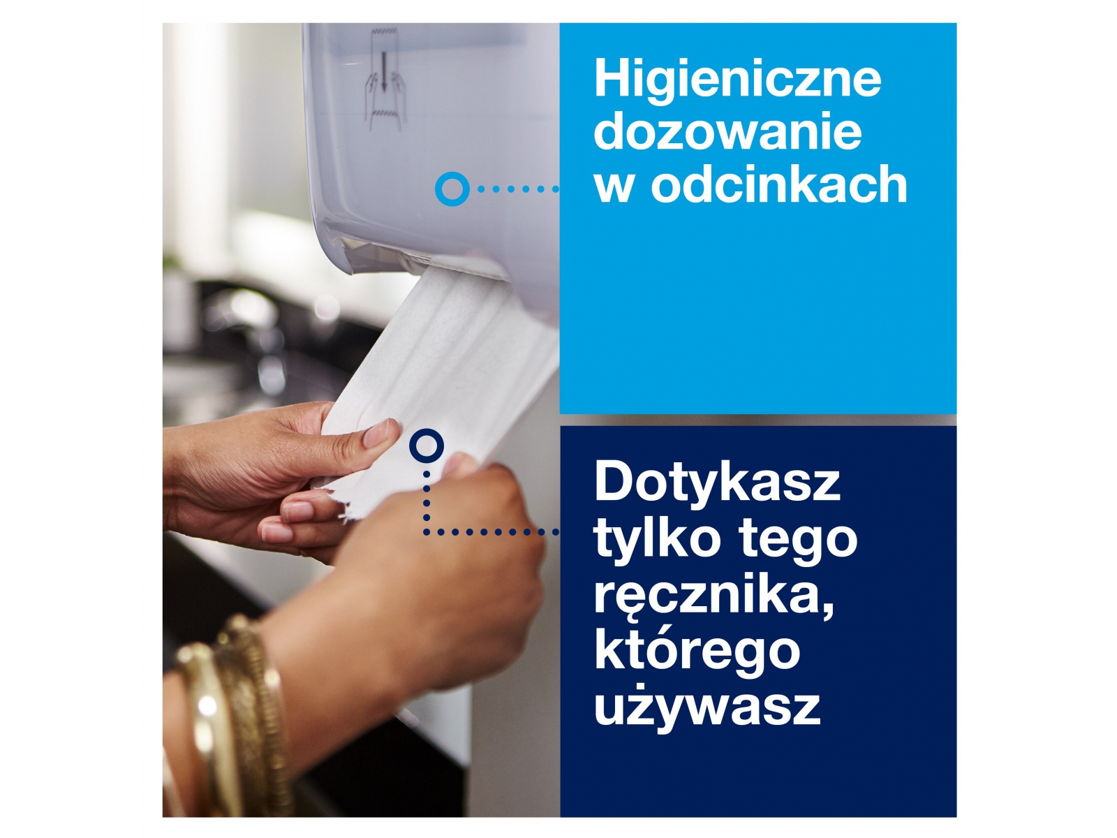 Dozownik H1 Tork Matic 551000 White